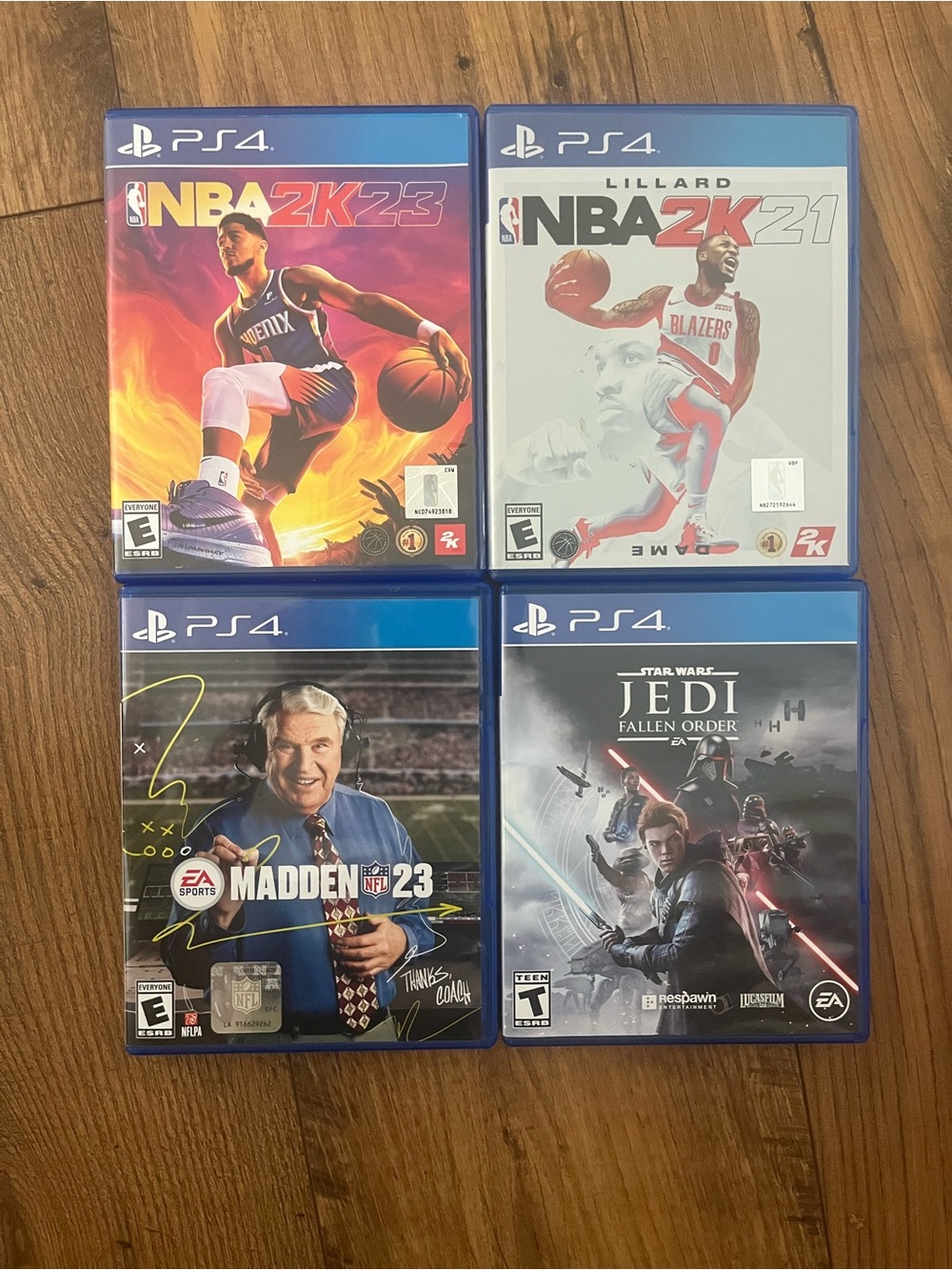 PS4 video games - lot Madden Football NBA2k Star Wars playstation